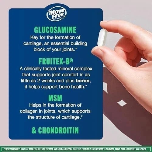 Move Free Advanced Plus MSM Joint Health Supplement 2 Pack (per pack 120Tablets)