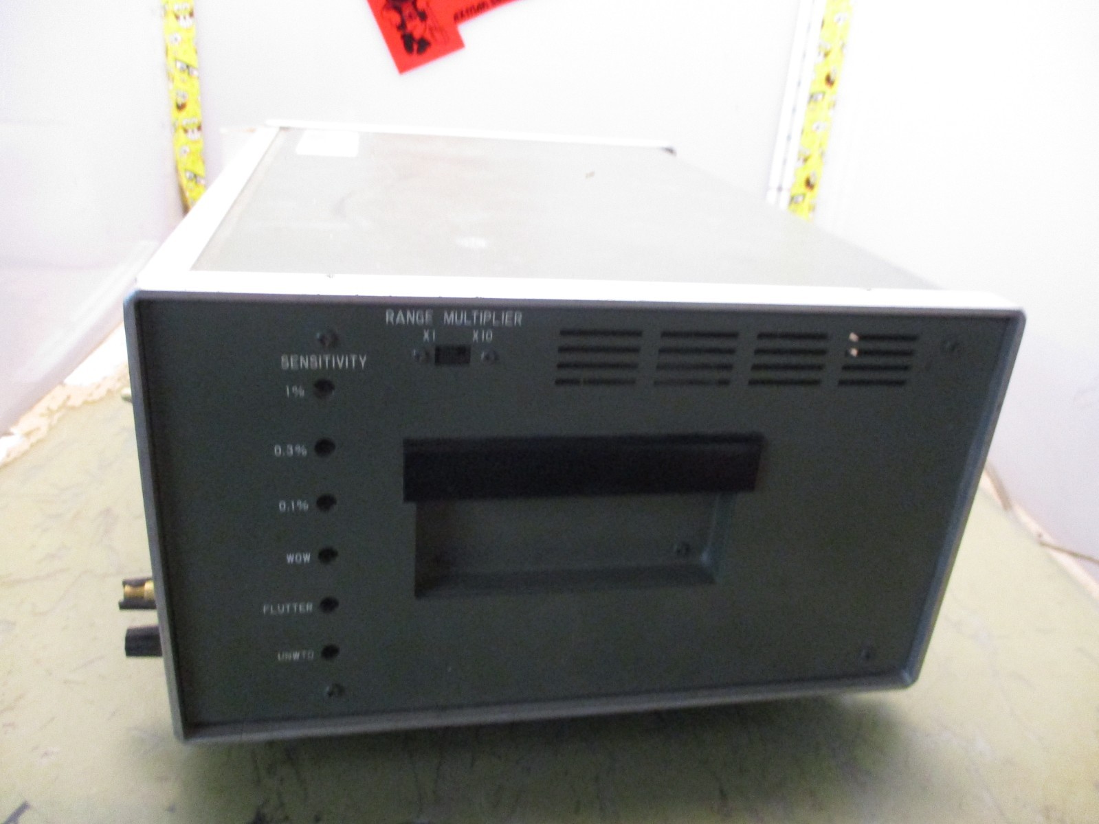 meguro mk-668c wow flutter audio meter 3kHz [5*O-12]