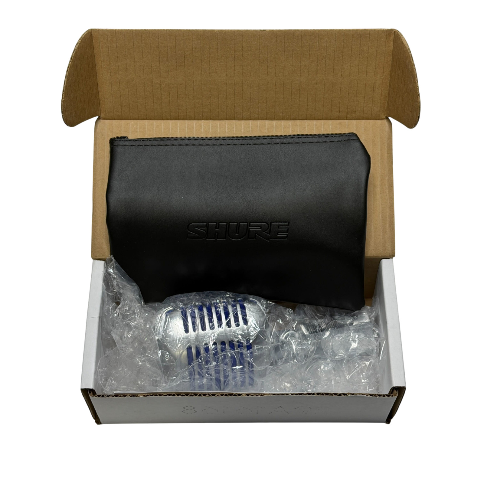 Shure Super 55 Deluxe Microphone Vintage Supercardioid Dynamic Authentic Open B