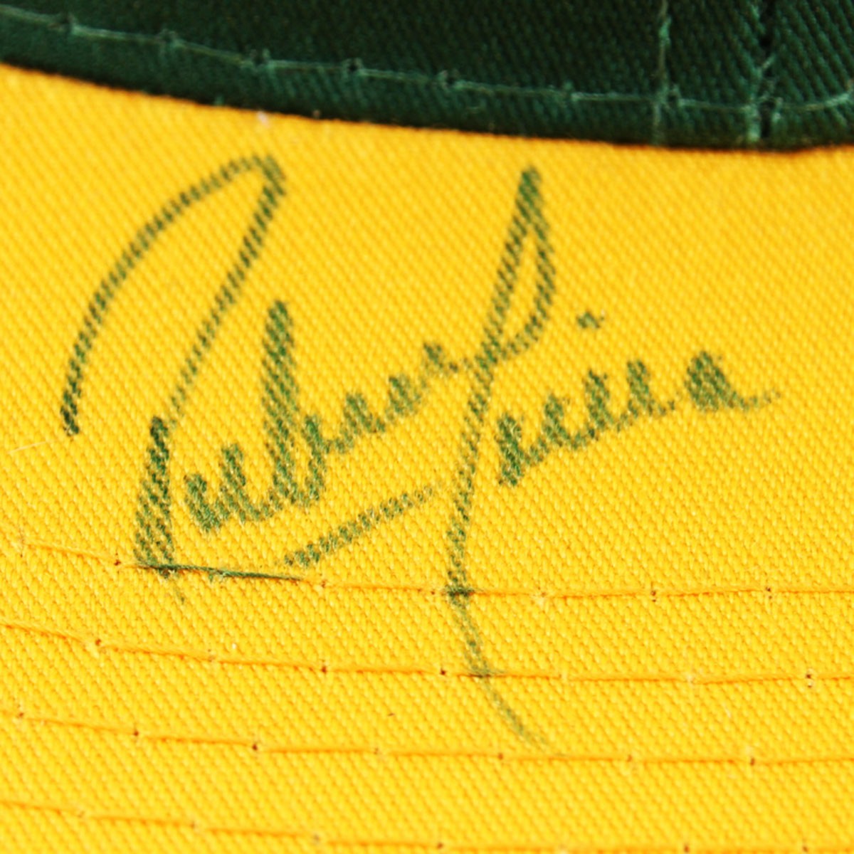 Ruben Sierra Signed Hat A's - COA JSA