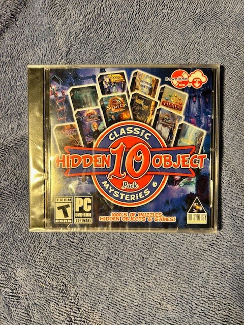 Classic Hidden 10 Object Pack Mysteries 6 PC Game New & Sealed