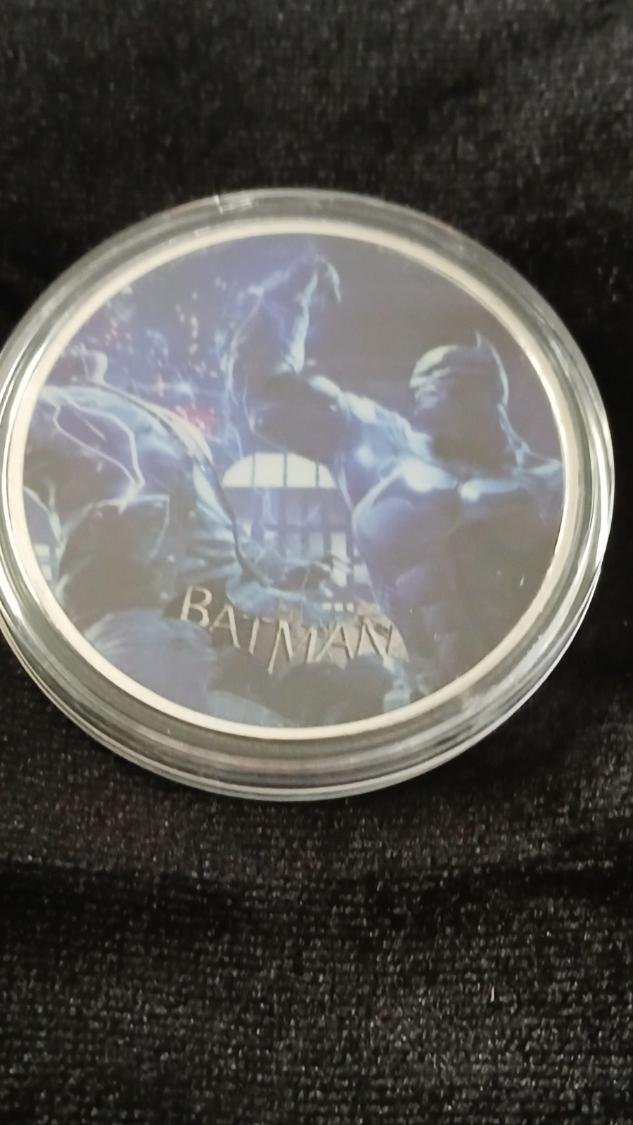 Set Of Silver Plated Batman Coins