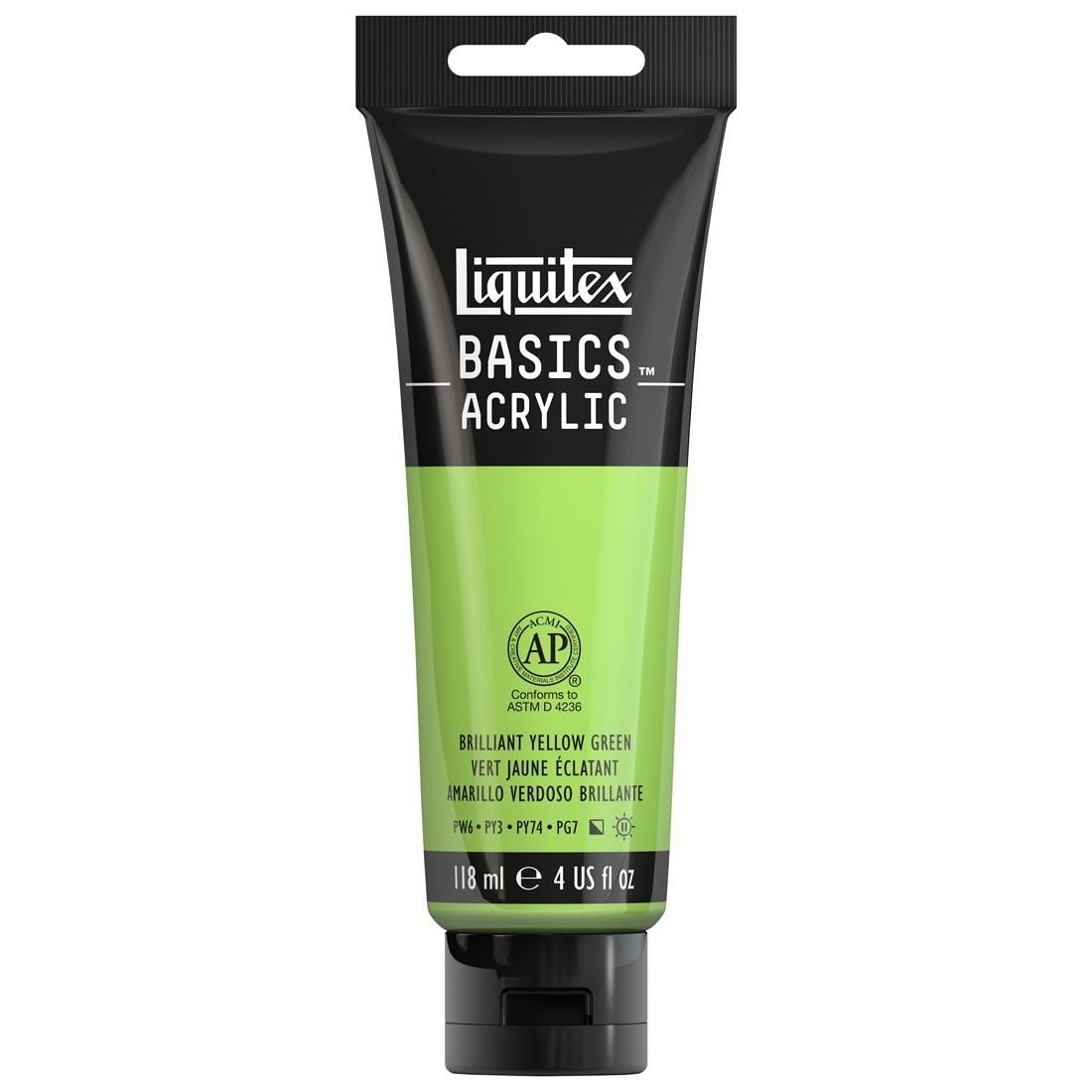 Liquitex Basics Acrylics Paint Brilliant Yellow Green