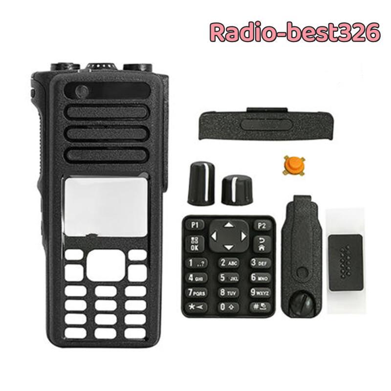 Black Walkie  Repair Front Housing Kit For XPR7550e DGP8550E  XPR7580E Radio