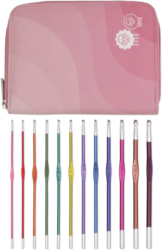 KnitPro Zing Grande Single-Ended Crochet Hook Set