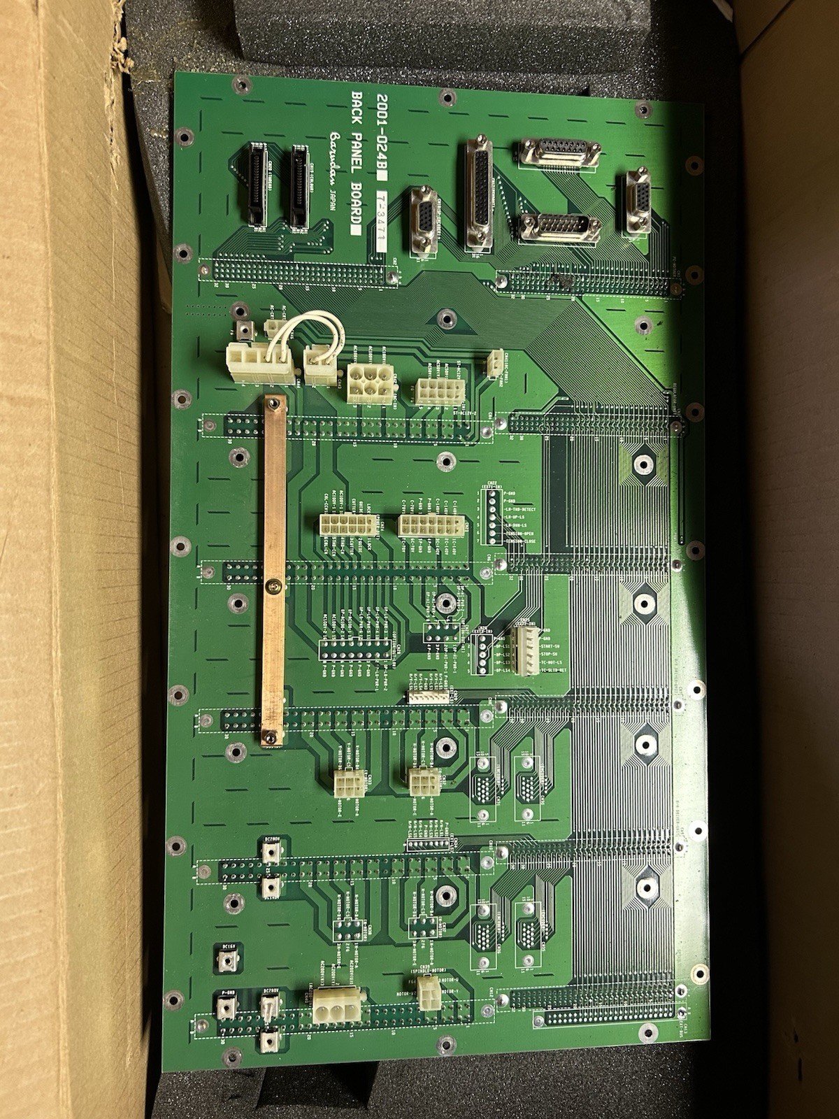 Barudan PCB Back Board 260-217 Stock # N00260217
