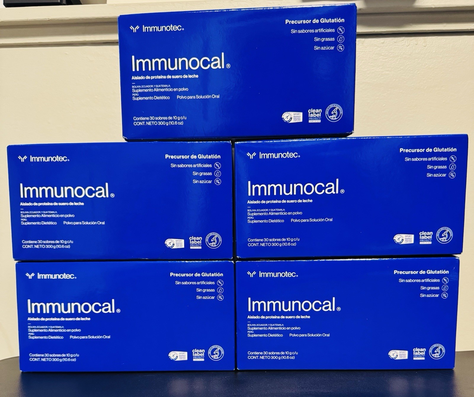 Immunocal Classic Blue Regular Glutathione Precursor, 150 Pouches by Immunotec