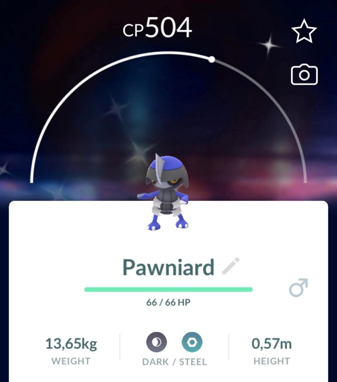 ✨ Shiny Pawniard ✨  P T C - 80k stardust -  Description