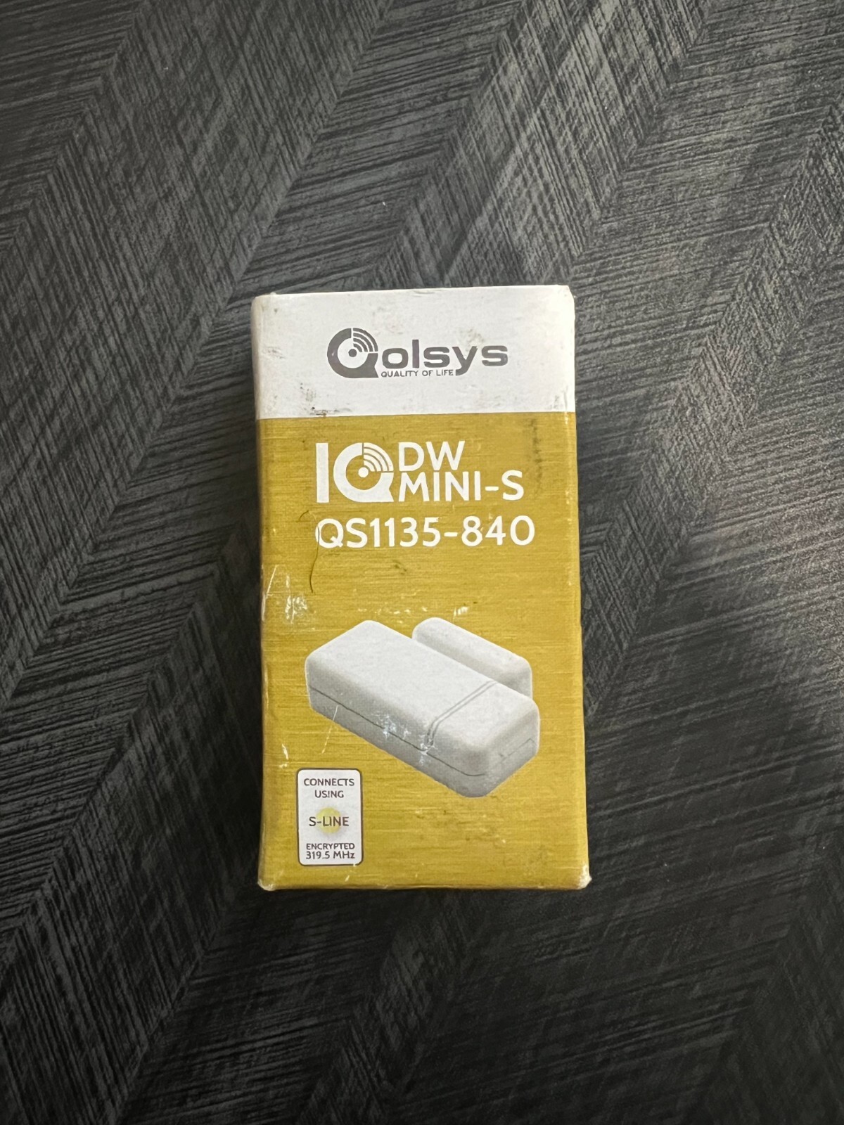 Qolsys IQ DW QS1135-840 Mini S-LINE Encrypted Door/Window Sensor - White