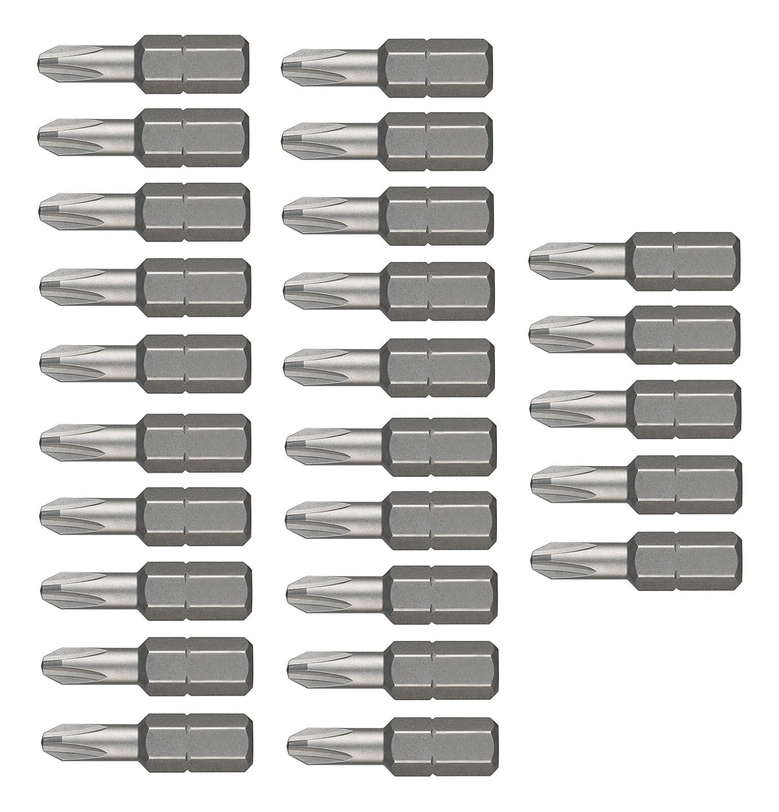 Vessel 25pc DRYWALLER Insert Impact Bits Phillips PH2 1/4" Hex Made in Japan