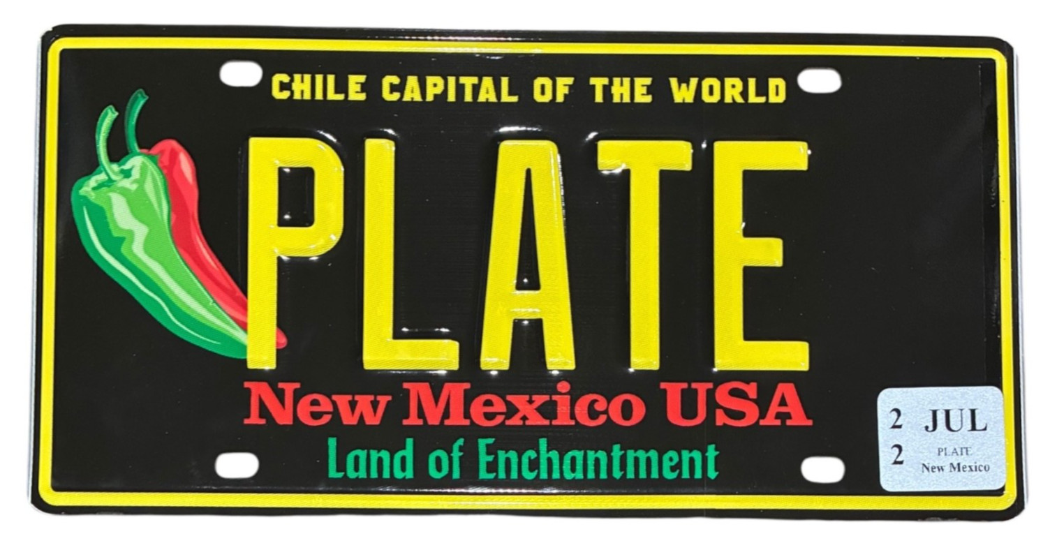 AWARD WINNING WORLD CHILE CAPITAL VANITY  LICENSE PLATE " PLATE " TAG  REGISTER