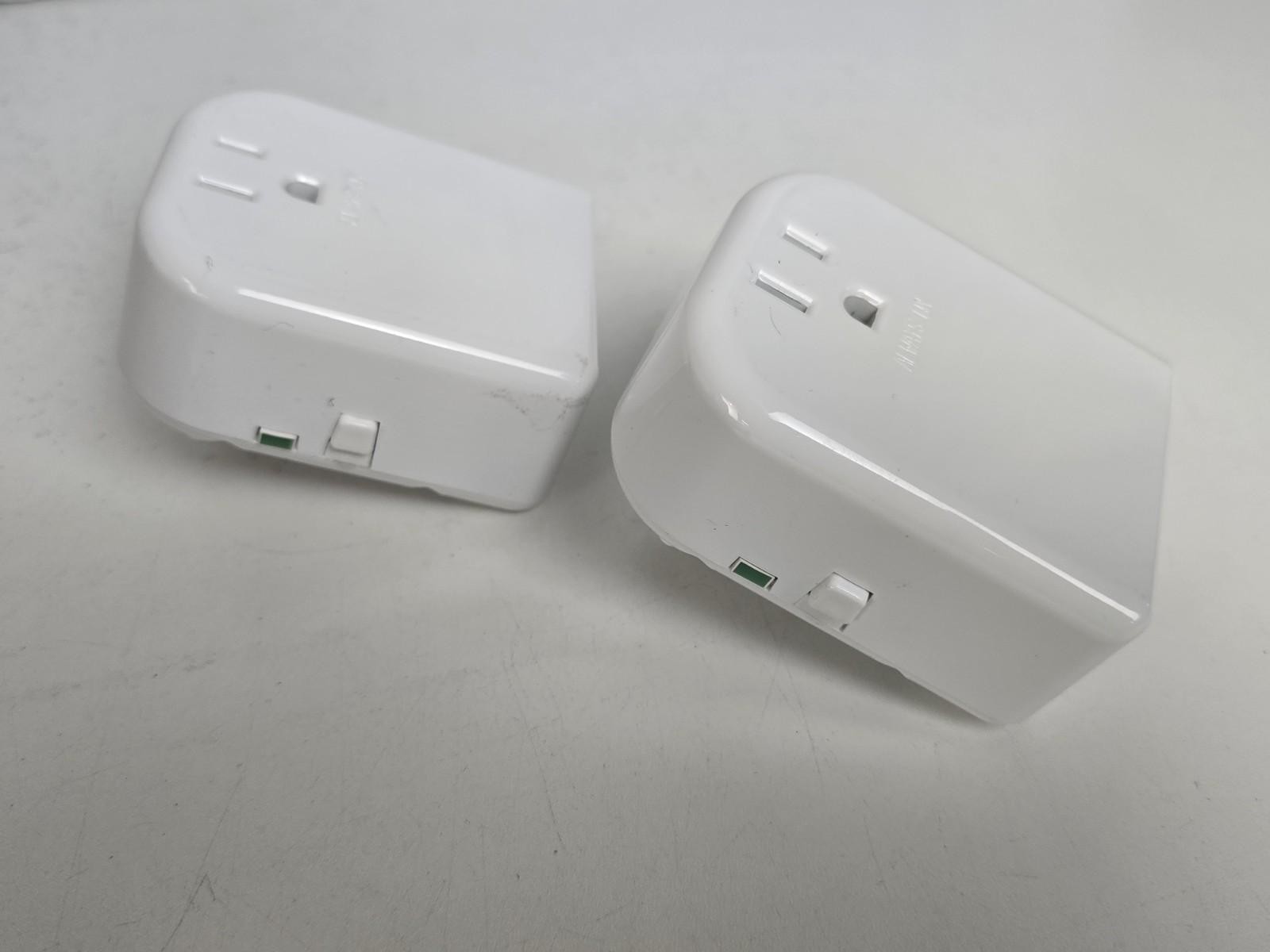 (2) Centralite ZigBee HA Lamp Module Smart Plug Type B 120V White Status LED