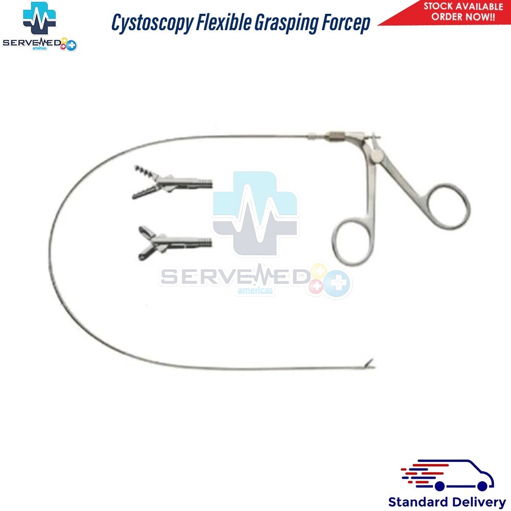 New Cystoscopy Flexible Grasping Forcep or Biopsy Double Action Jaw 5 Fr x 40cm