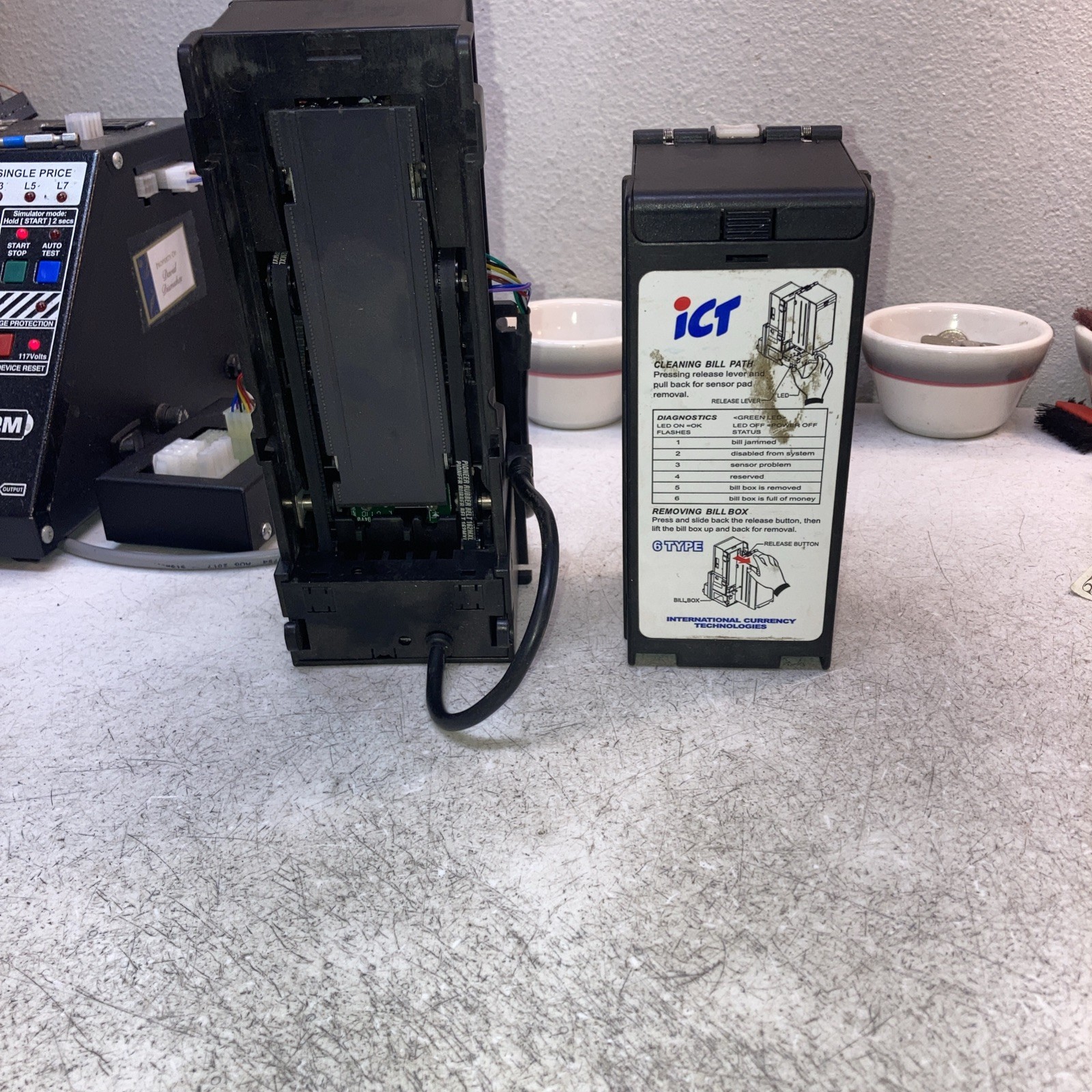 ICT A6-15SCP-USD4 110 Volt Pulse Validator.$1-$20.00 . Rebuilt Professionally.