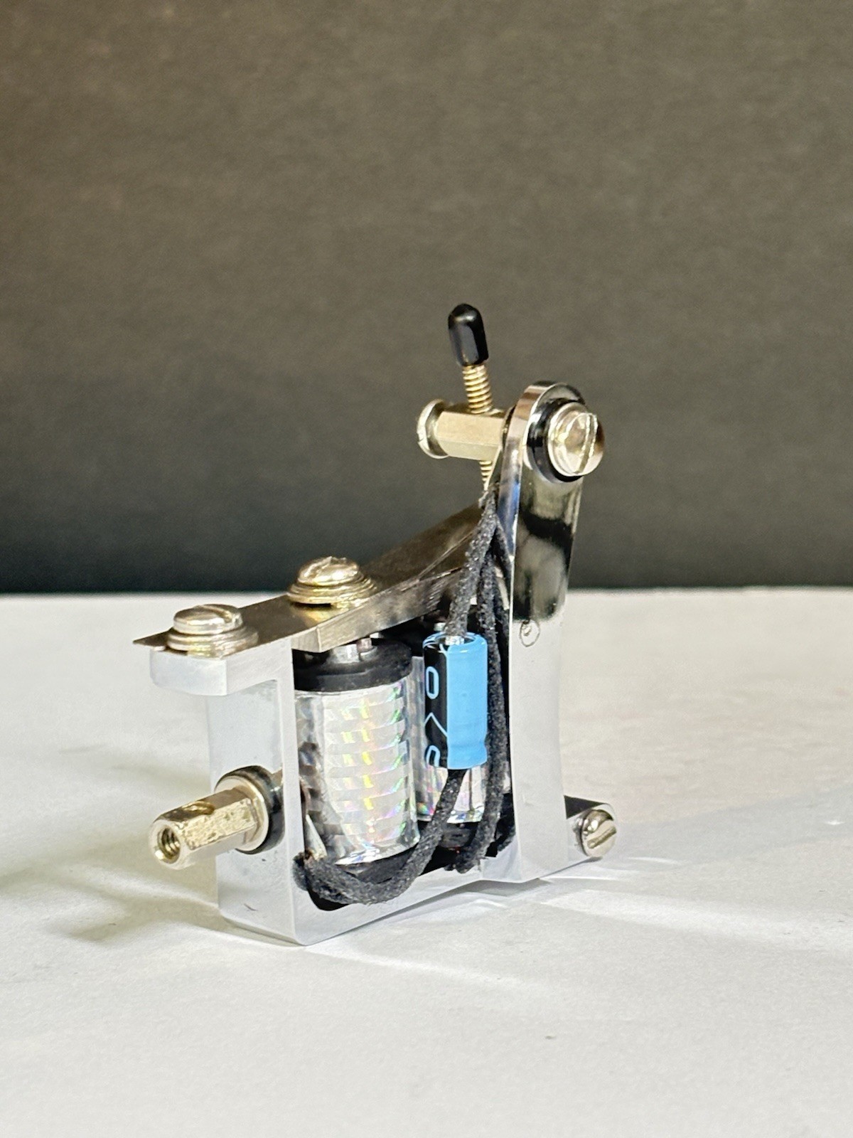 Vintage Spaulding & Rogers Chrome “FLAT SIDE” Lightweight Tattoo Machine