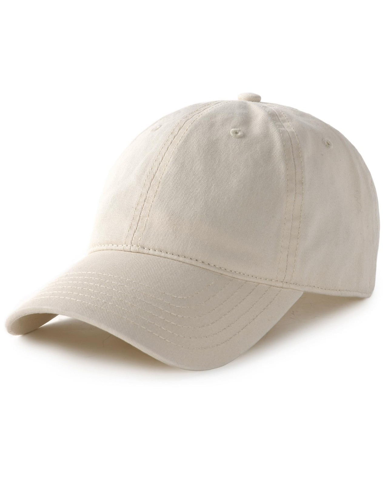 FURTALK Unisex Vintage Washed Unstructured Baseball Cap Medium-Large, Beige