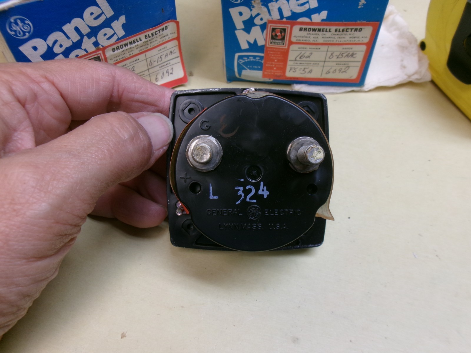 General Electric Panel Meter, Model # 162, Lot of 2