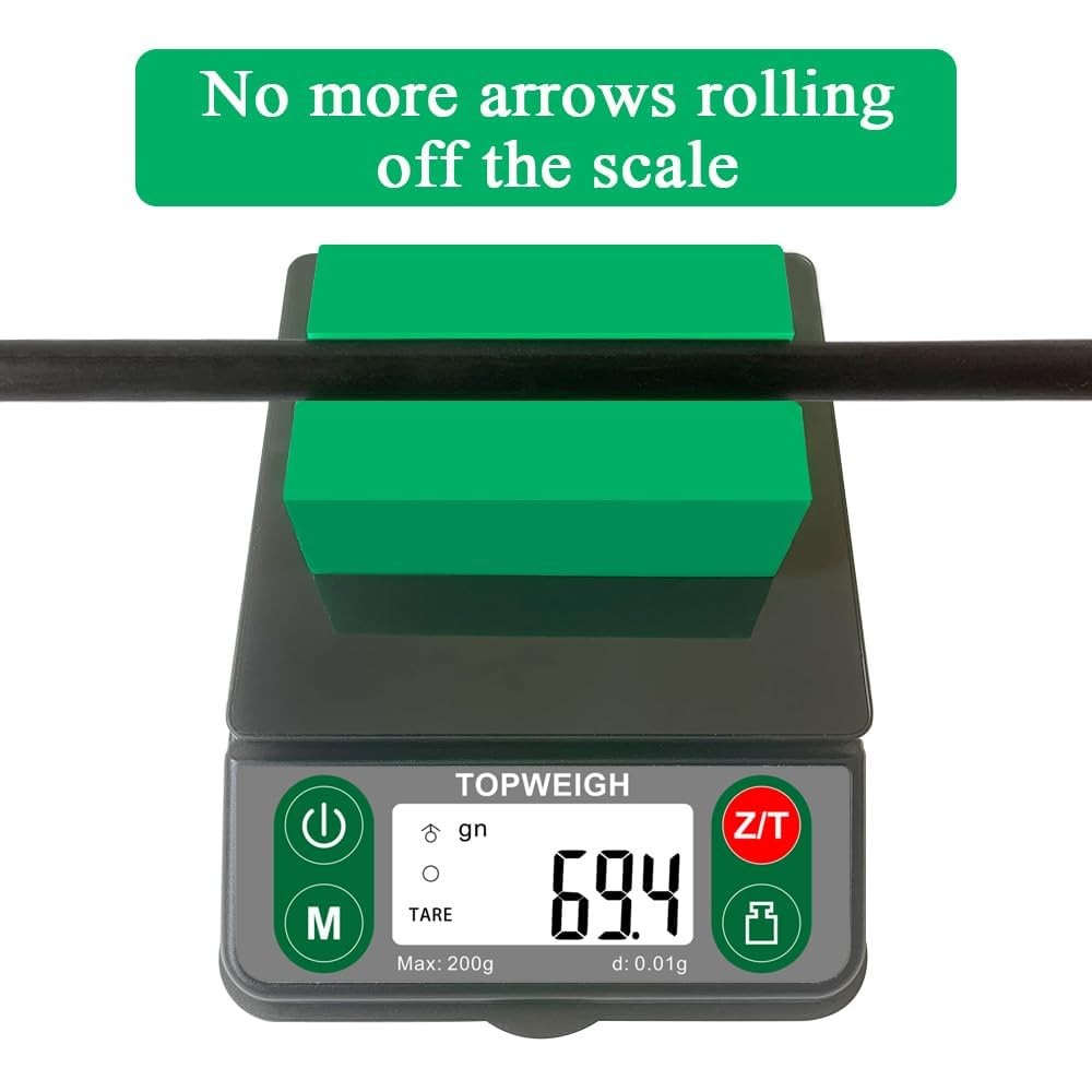 Arrow Scale with Holder, Grain Scale, Easy to Read, 3086 Grains...