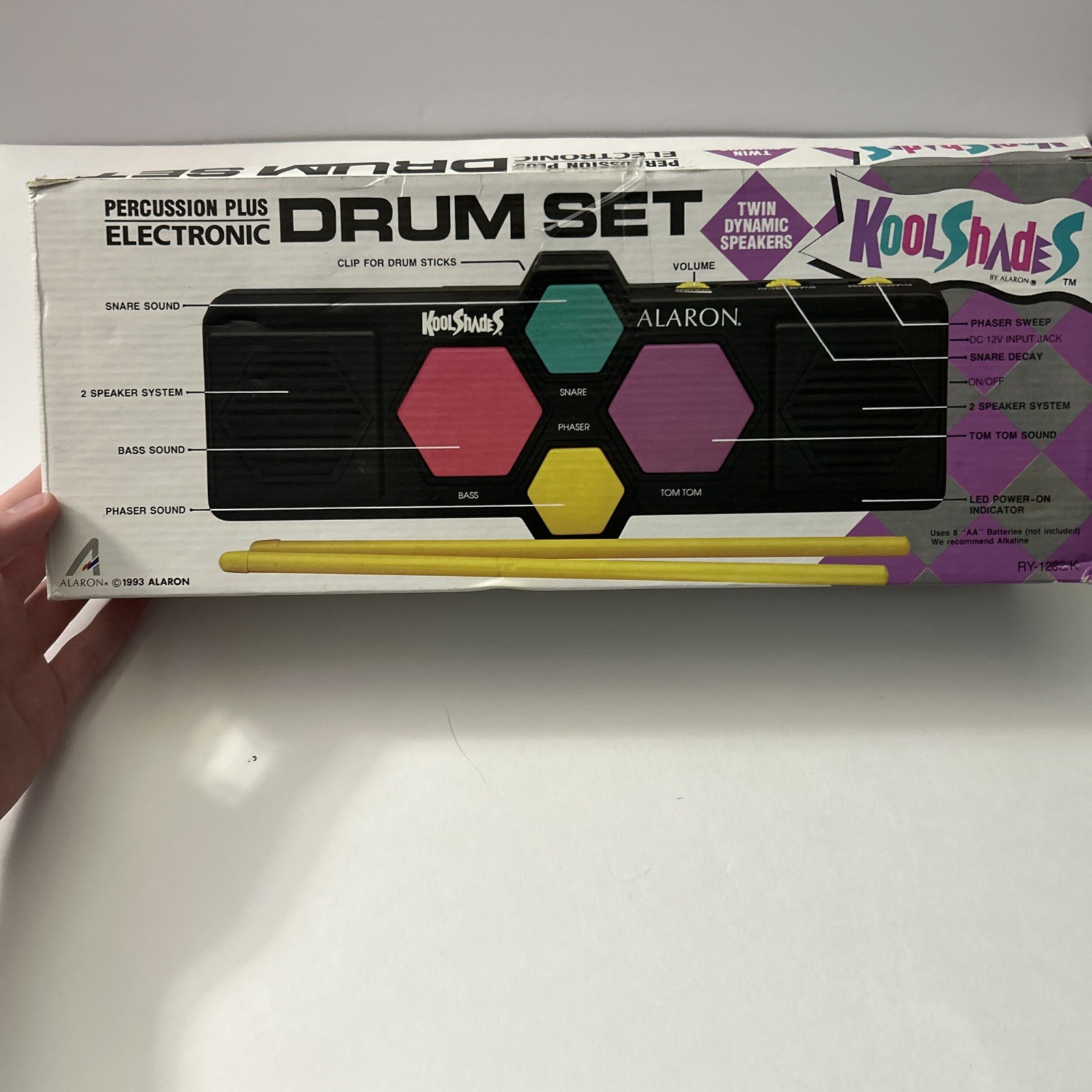 SEE DESC Vintage KOOL SHADES Electronic Toy Drum Machine Sound Module