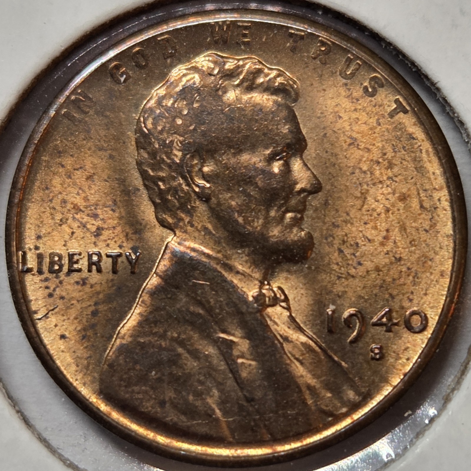 1940-S Lincoln Wheat Penny - Nice  Uncirculated Album Filler!