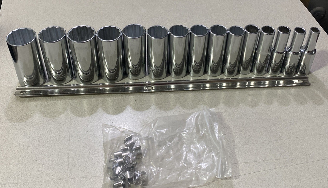 PROTO J54107 Socket Set 1/2" Drive 15 PC 12PTD