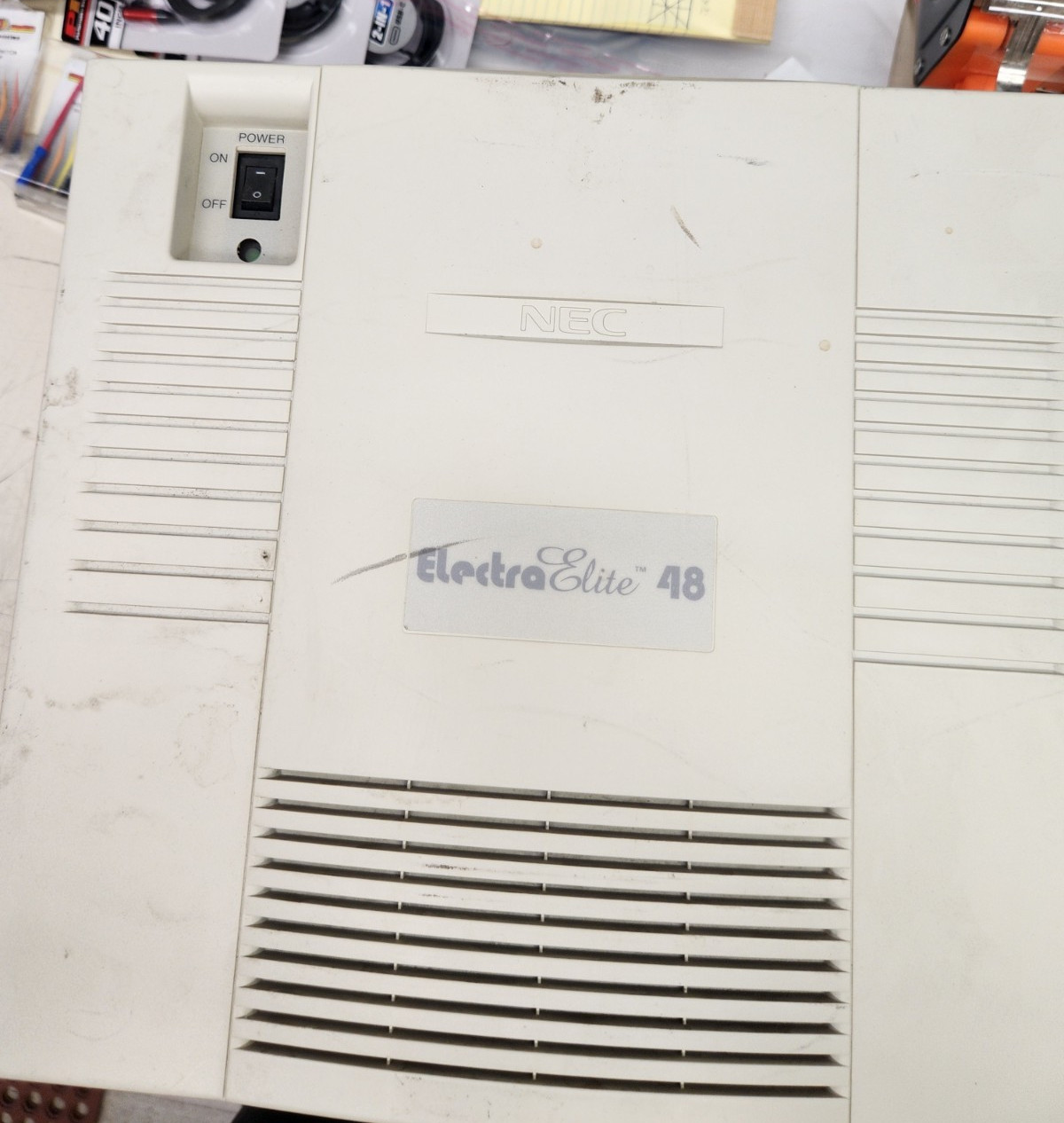 NEC ELECTRA ELITE B48-U10-KSU 48 KEY SERVICE UNIT WITH CARDS SEE PICTURE