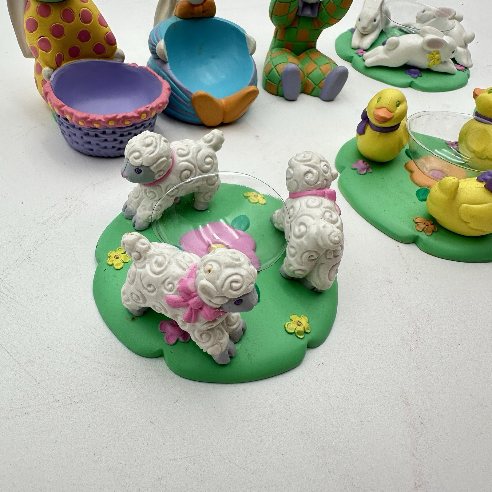 Avon Easter Collection Bunny Egg Holders Set of 7