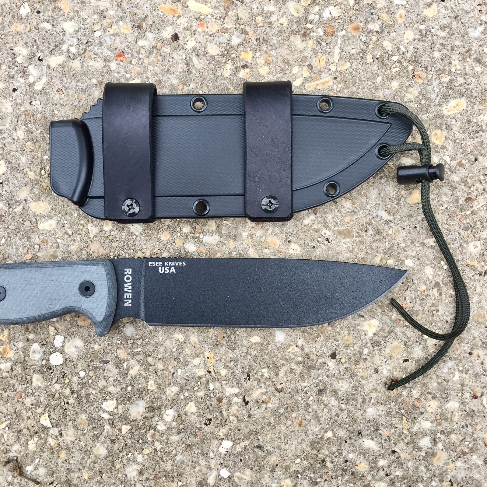 ESEE 6 Leather Scout Carry Straps