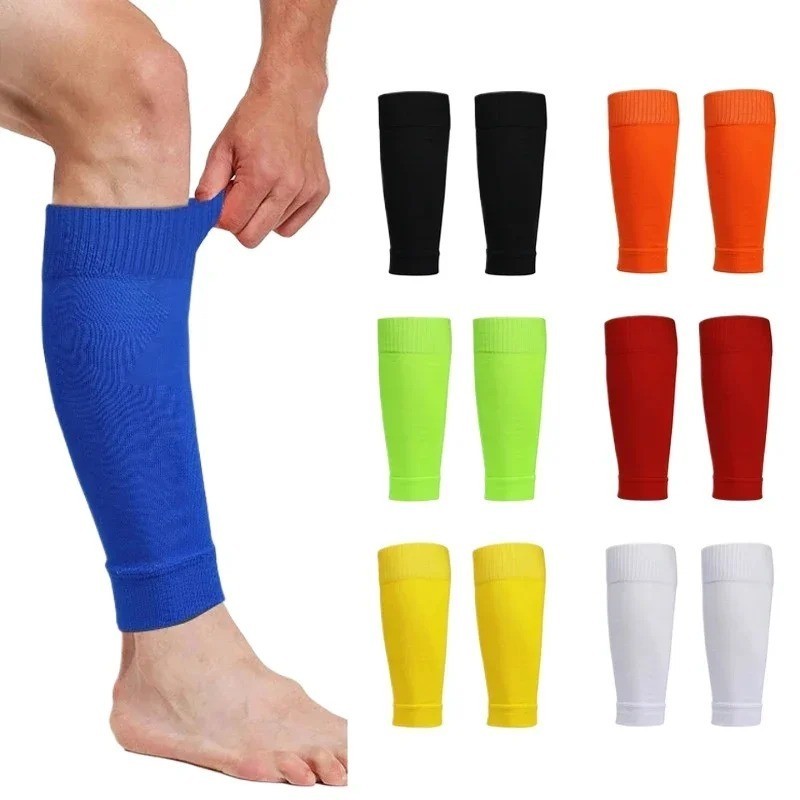 Football Shin Guard Sleeves Soccer Leg Support Socks Calf Protection Cover