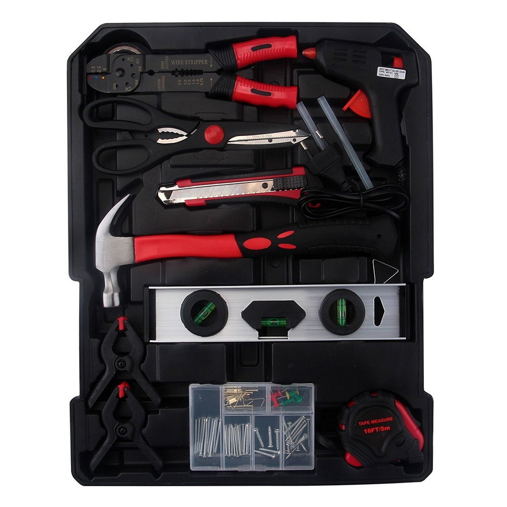 799Pcs Tool Set Silver Aluminum Trolley Storage Case