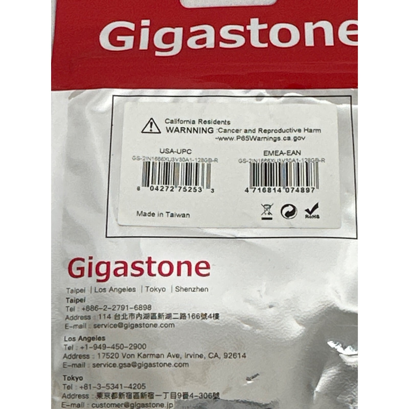 NEW Gigastone 128GB Micro SD Card 4K Camera Pro