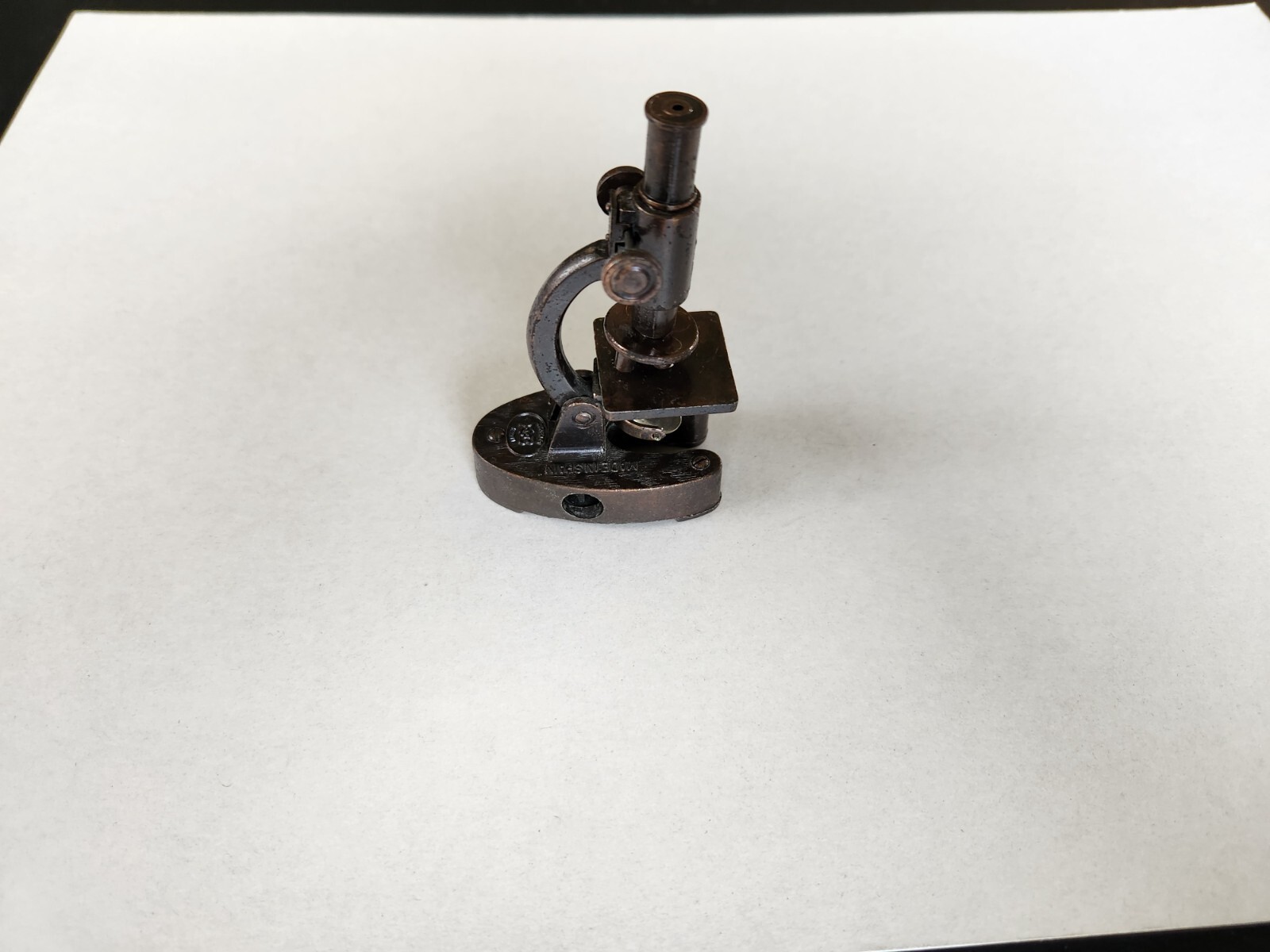 Vintage EMB Juguetes Marti Miniature Microscope Pencil Sharpener #1020 Spain