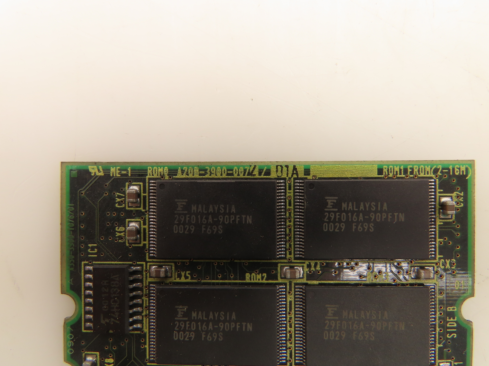 Fanuc A20B-3900-0072/01A CPU ROM Memory Module Circuit Board Card