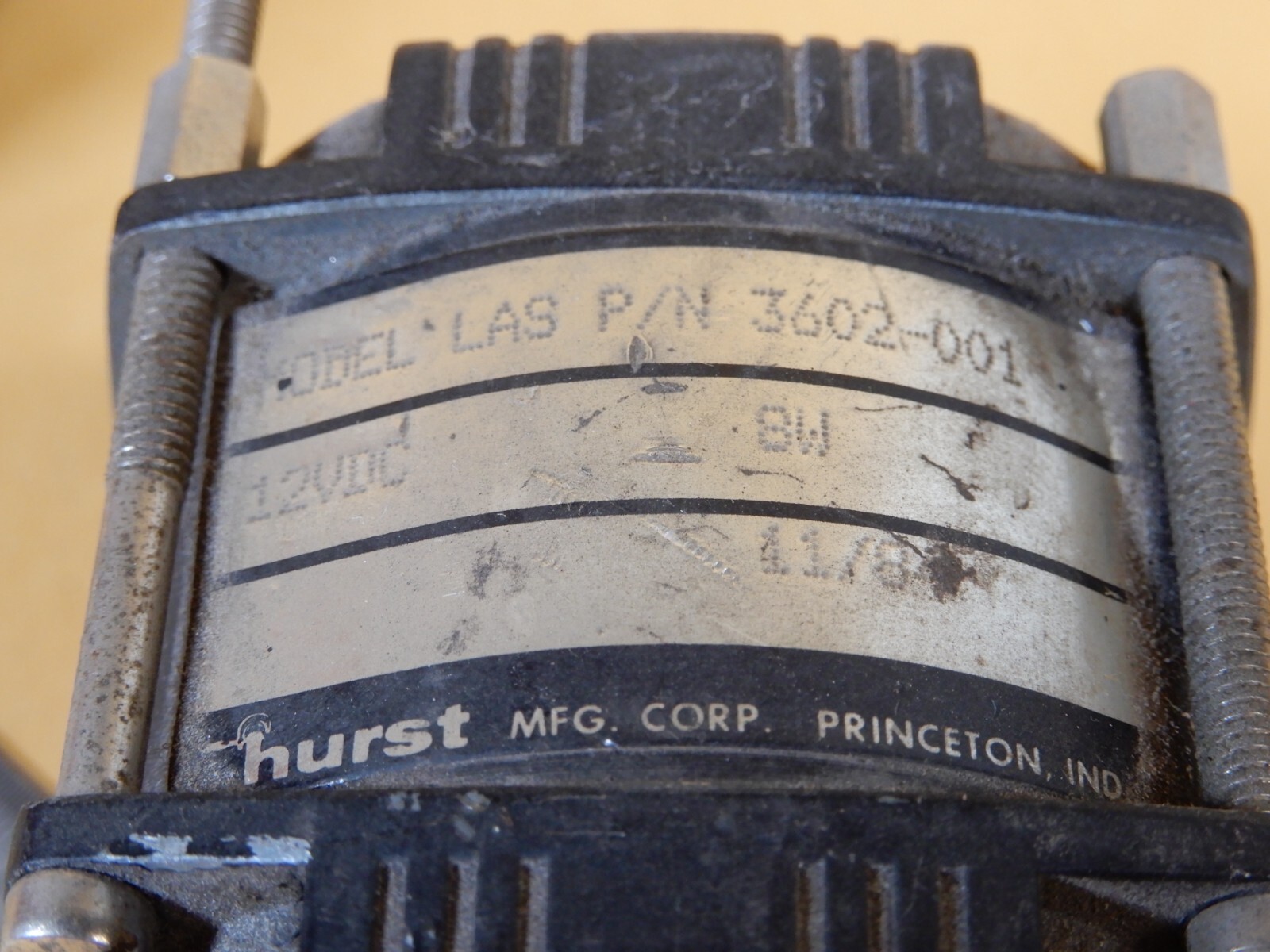 Hurst LAS 3602-001 12VDC Linear Actuator Stepper Motors (2) Used Untested