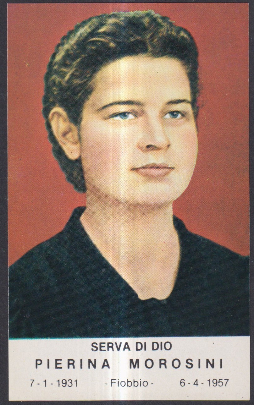 Holy card antique Sierva de Dios Pierina santino image pieuses estampa