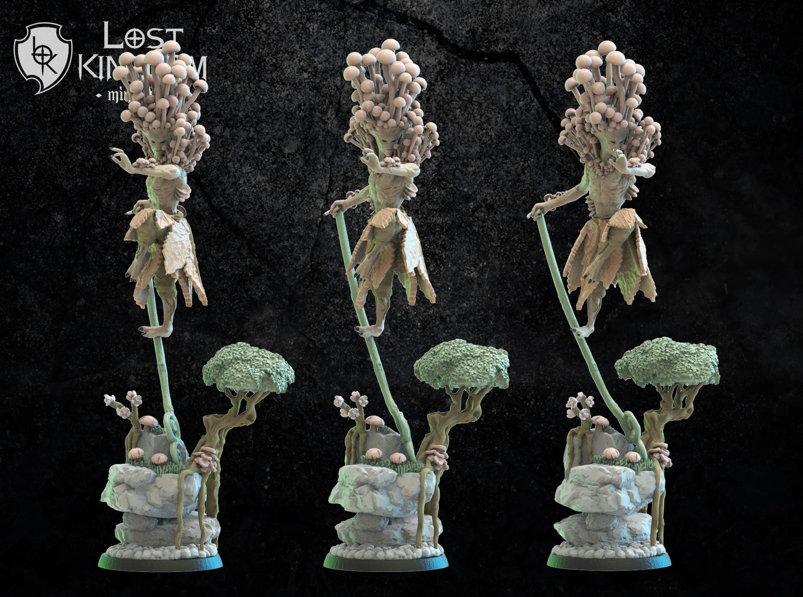 Aki, Shaolin Hero - 28-32mm Mori Elves - Resin Tabletop Miniature