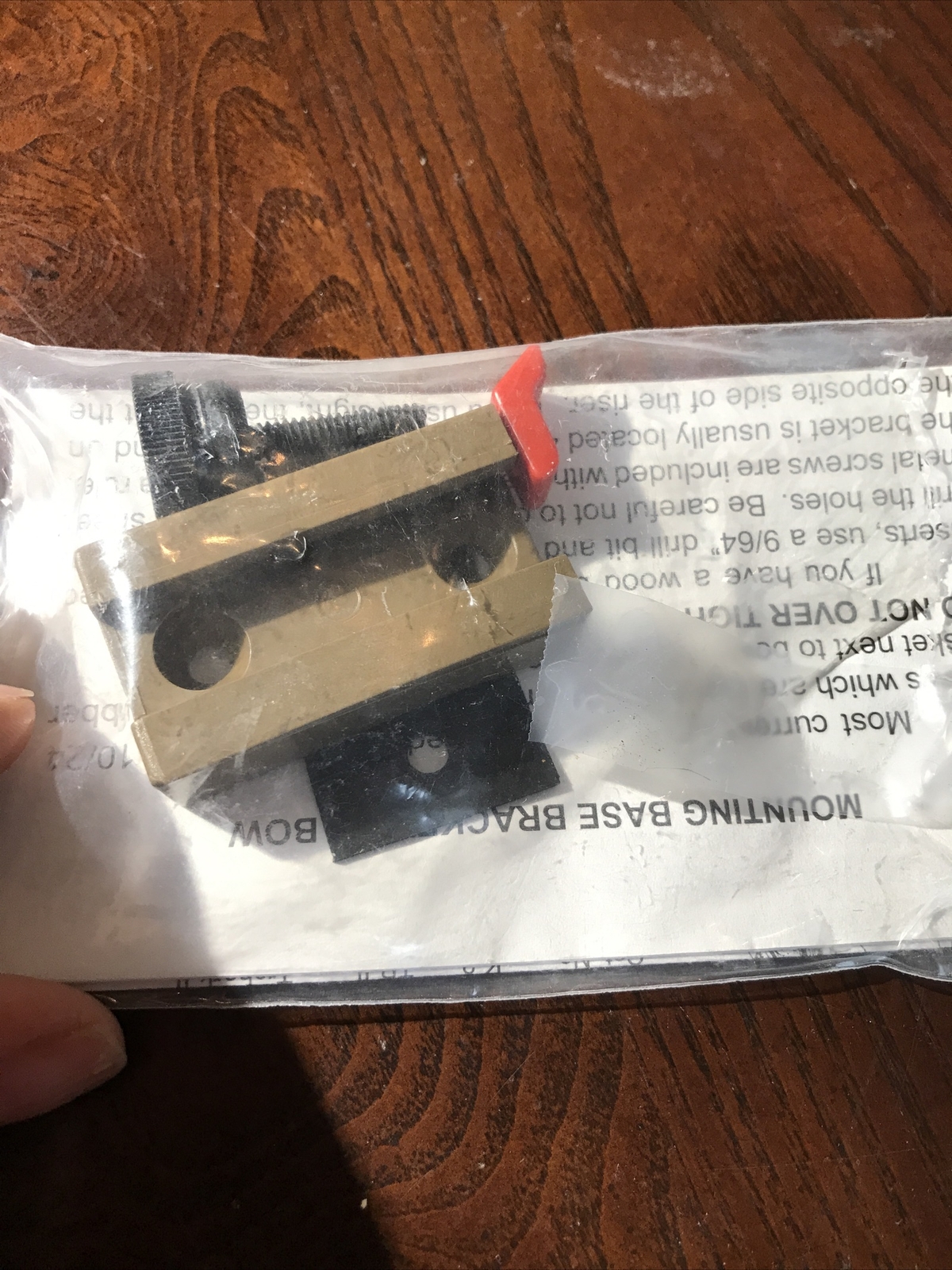 Mounting base bracket on bow