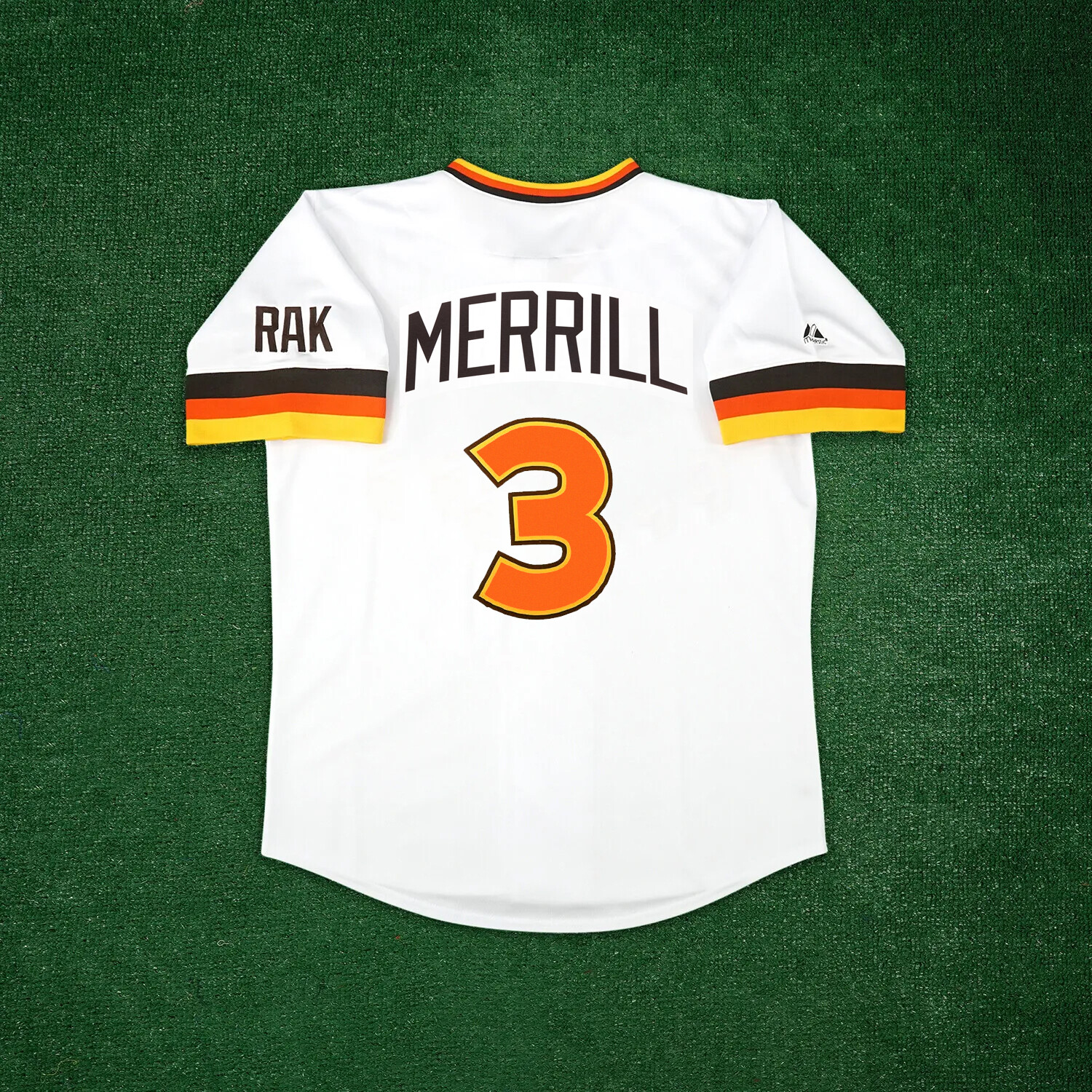 Jackson Merrill San Diego Padres 1984 Home Cooperstown Throwback Men's Jersey