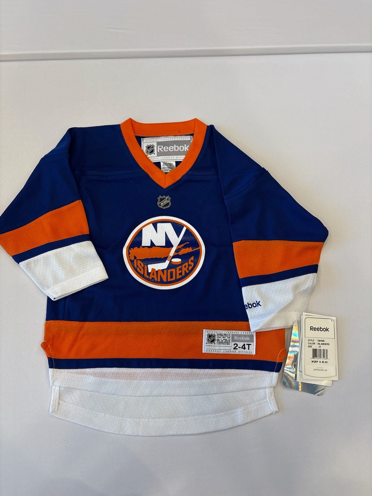 New York Islanders NHL Hockey Jersey Tavares NWT Reebok PRINTED Toddler 2T4T $45