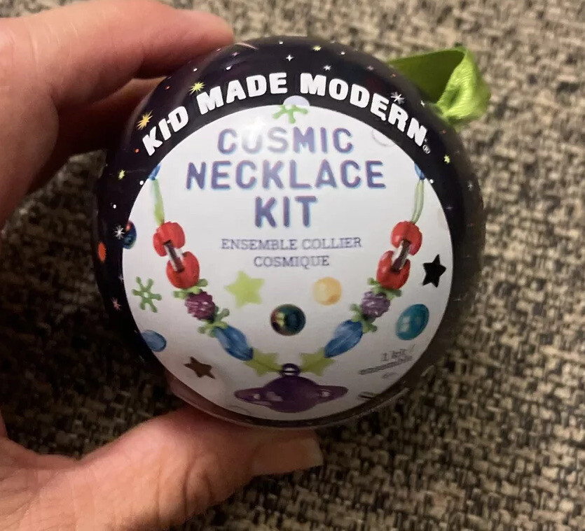 DIY. Kid Made Modern Kids Ornament Craft Kit Cosmic Necklaces Kit. New In Pack