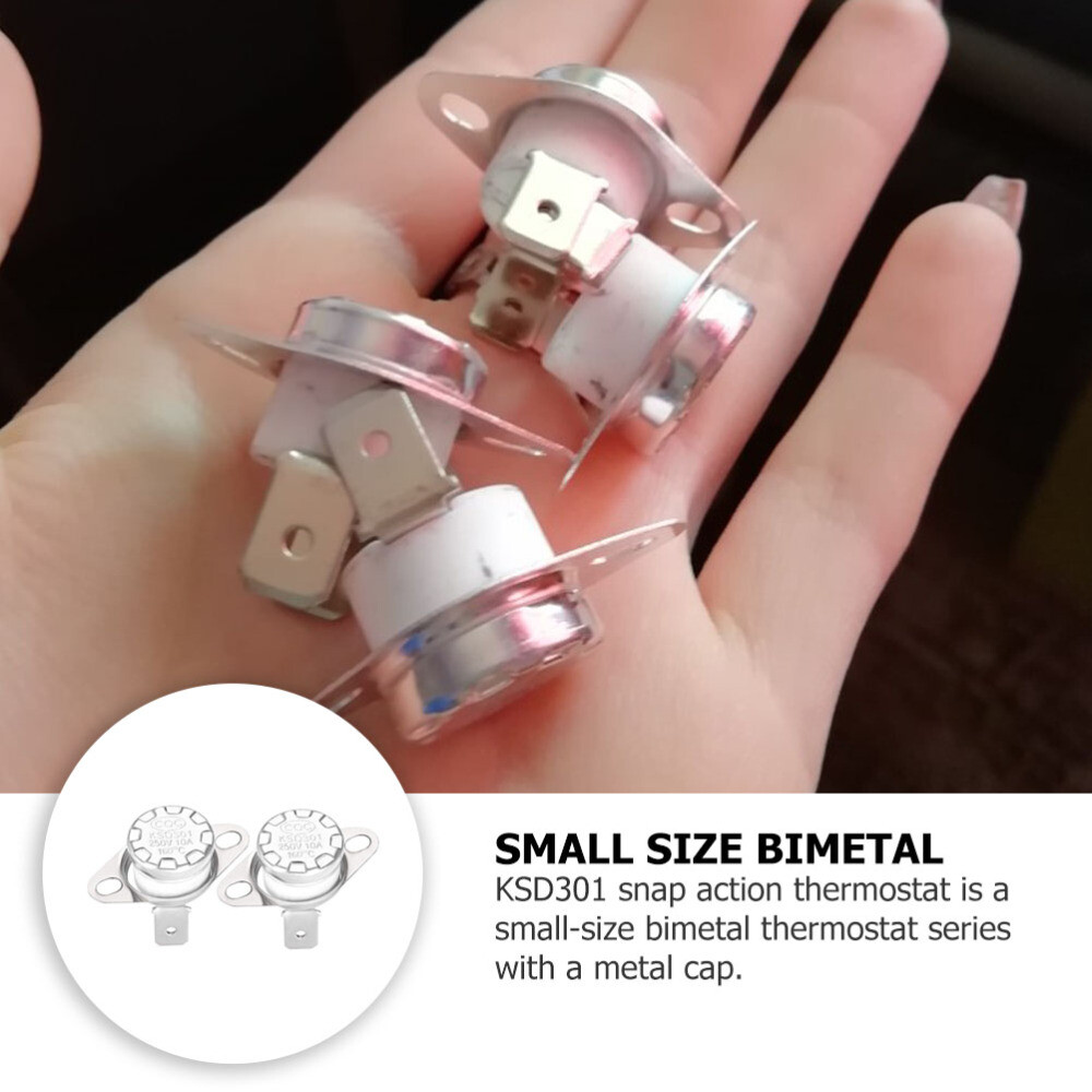 2 Pcs Thermostat Accessories Temperature Switches Coffee Maker Control