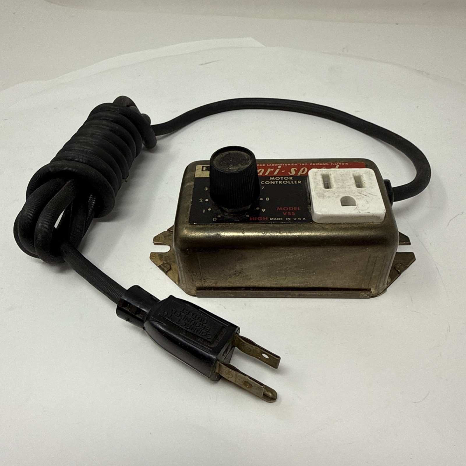 Vintage Electrotone Laboratories Vari-Speed Motor Controller Model VSS ~ 7.5Amp