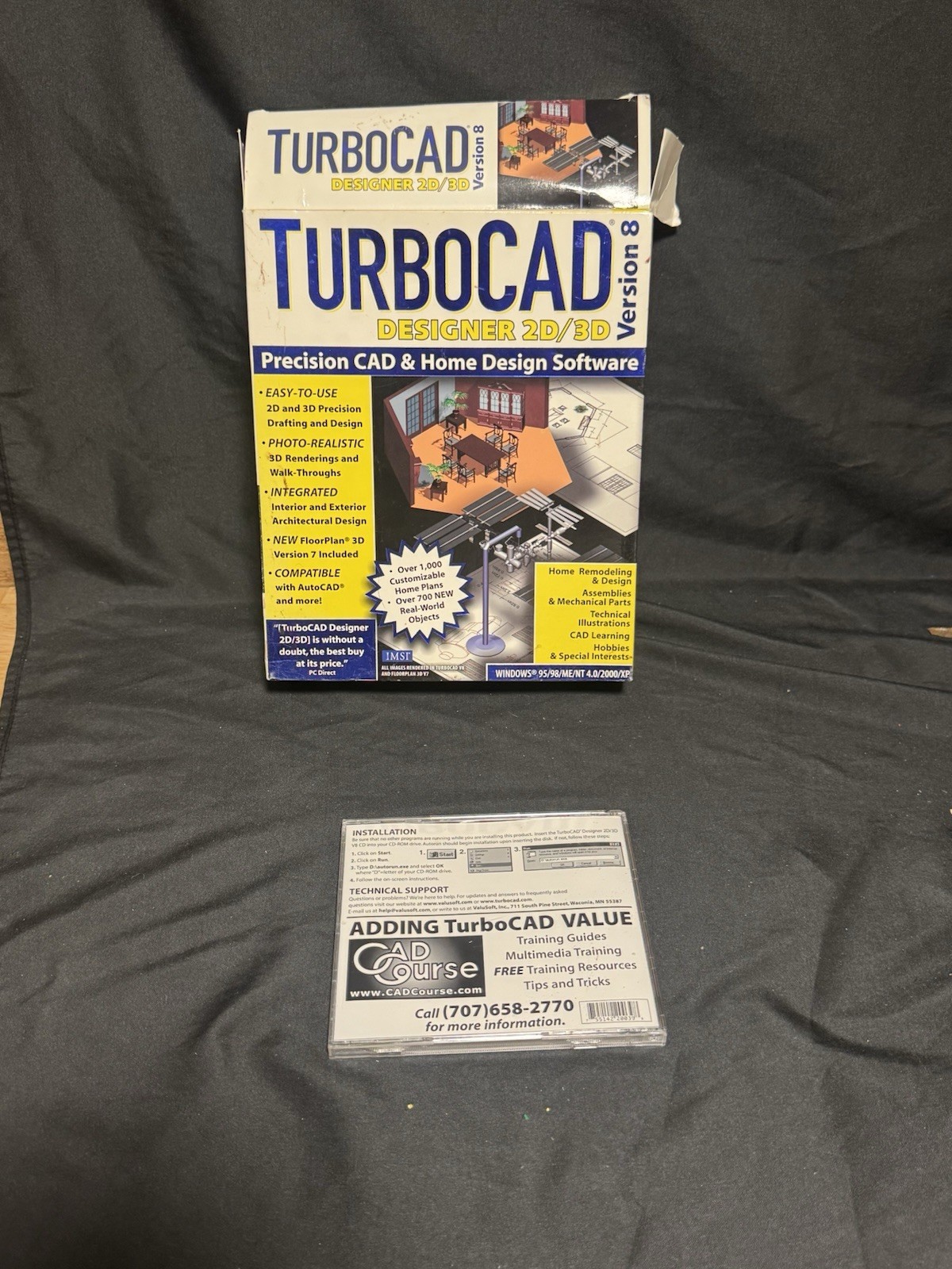 Turbocad designer 2D/3D Version 8 Big Box