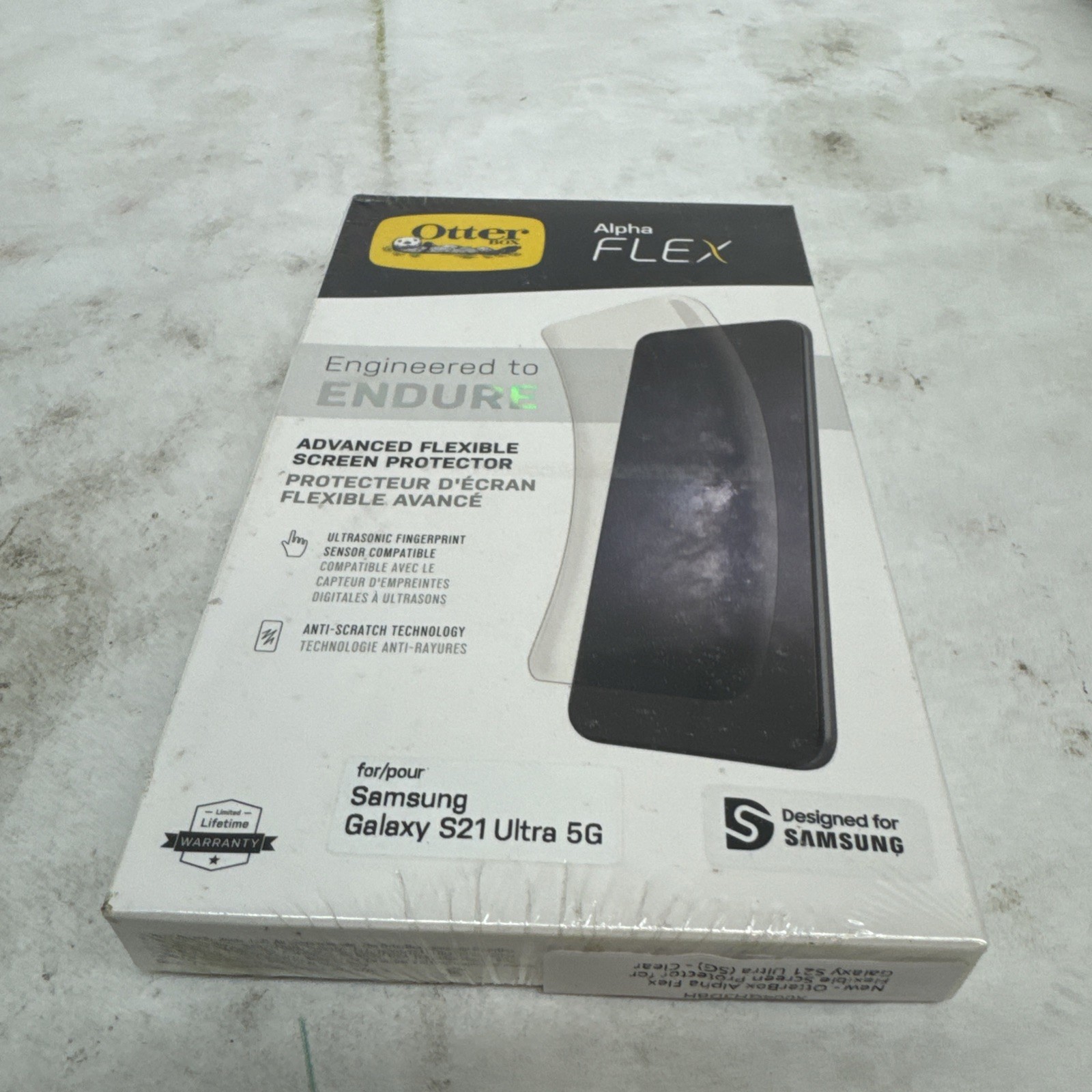 Otter Box Alpha Flex Screen Protector for Samsung Galaxy S21 5G
