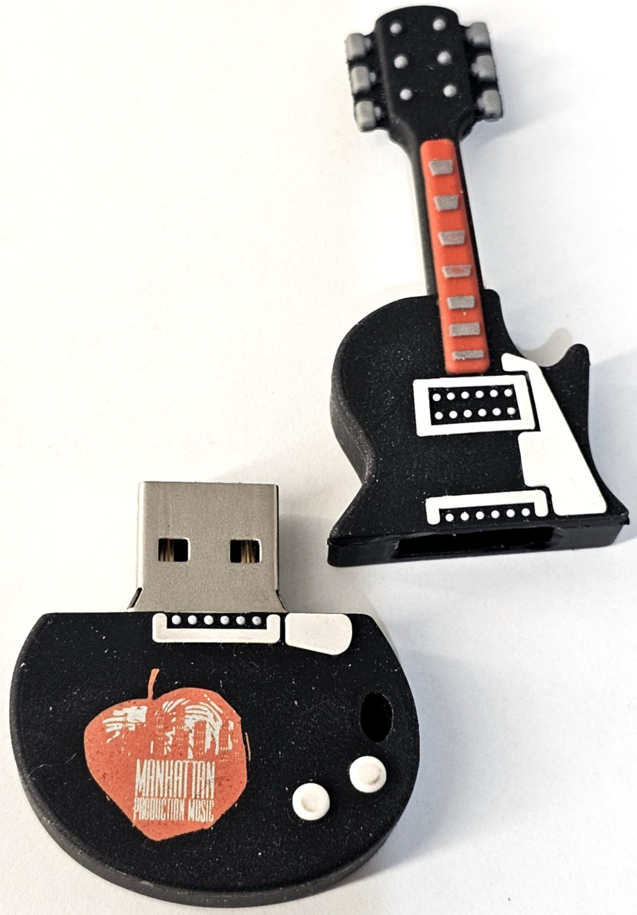 Secret Black Guitar USB Flash Drive Memory Stick Thumb Storage Mac PC Android