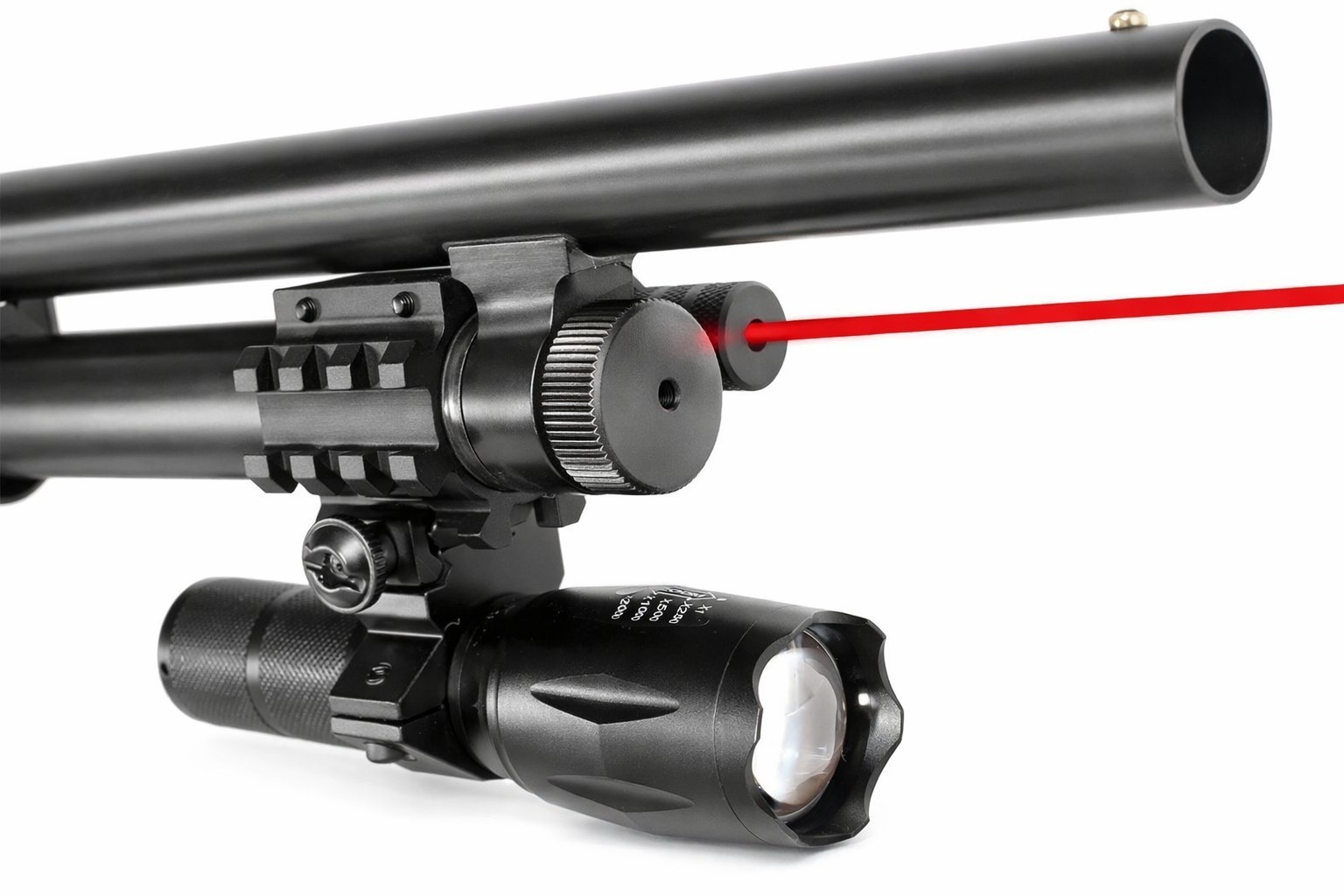 1000 Lumen Tactical Light + Red Laser Combo | Fits Mossberg 500 Maverick 88 | Re