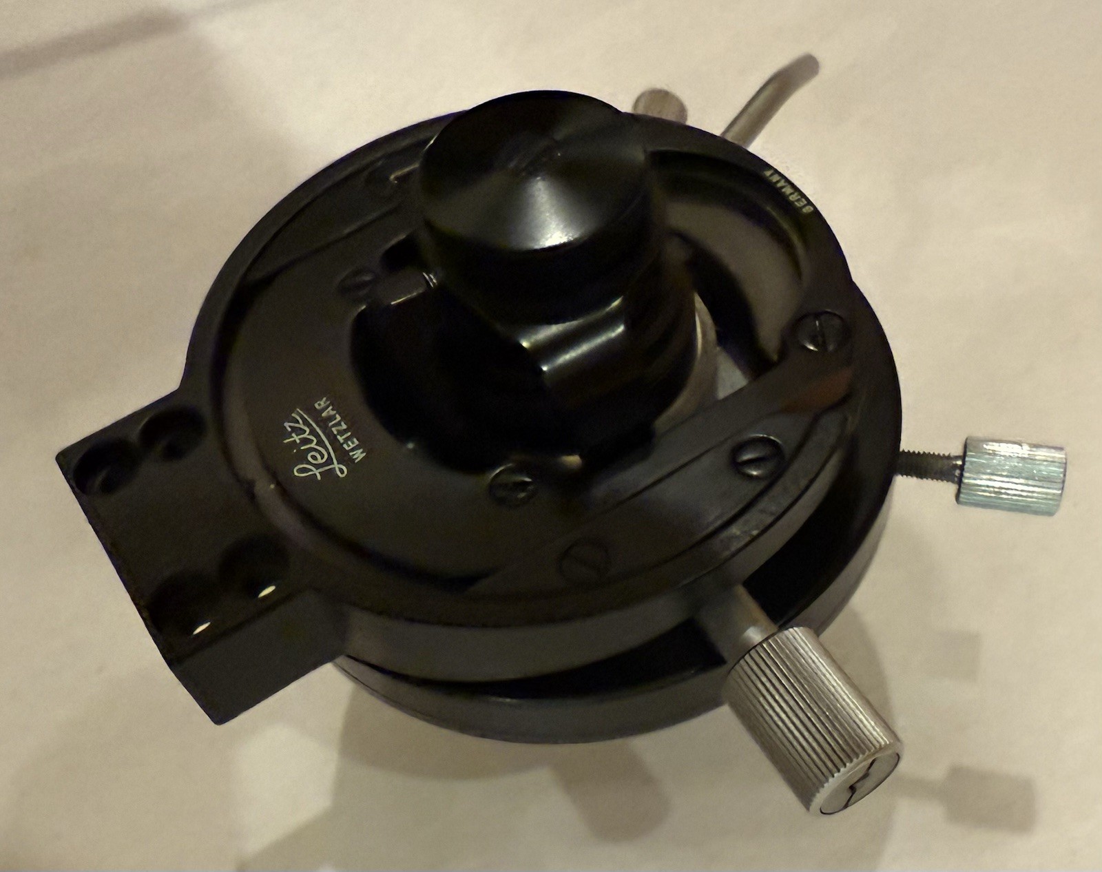 Leitz Wetzlar Microscope Flip Top Condenser READ Ships FAST!