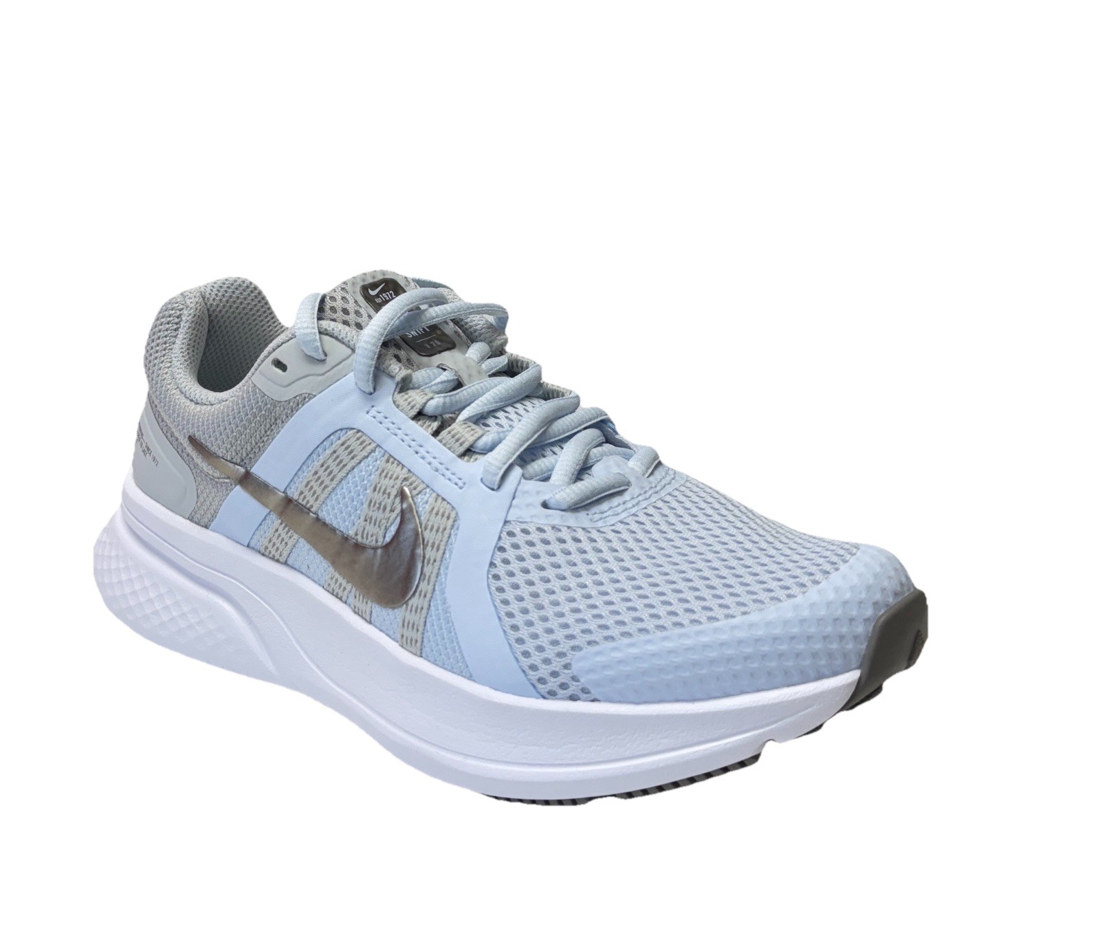 Women Nike Run Swift 2 Running Shoes Sneakers Half Blue/Grey/White CU3528-400
