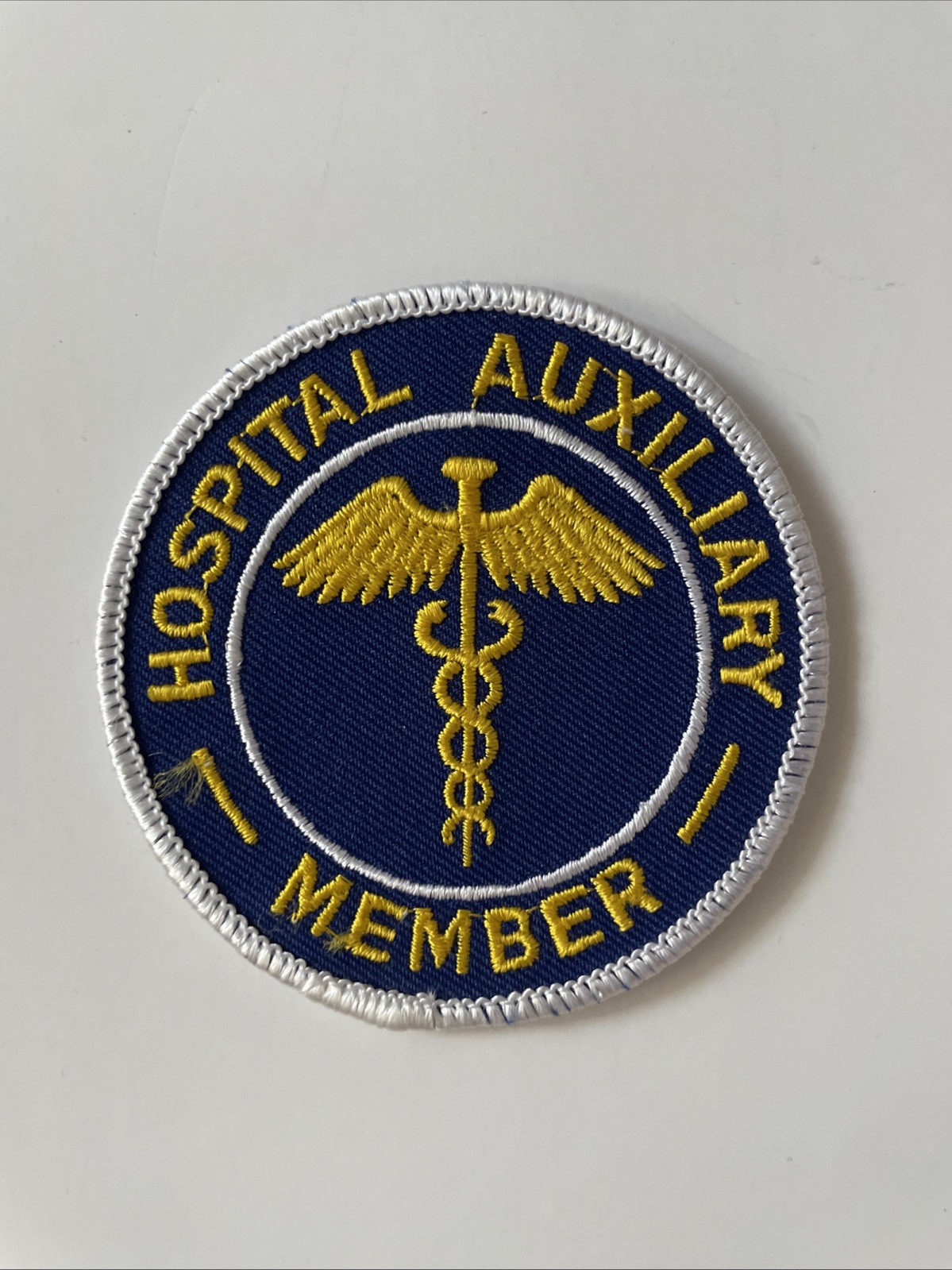 Auxiliary Hospital Member Medical Generic Embroidered Shoulder Patch Service