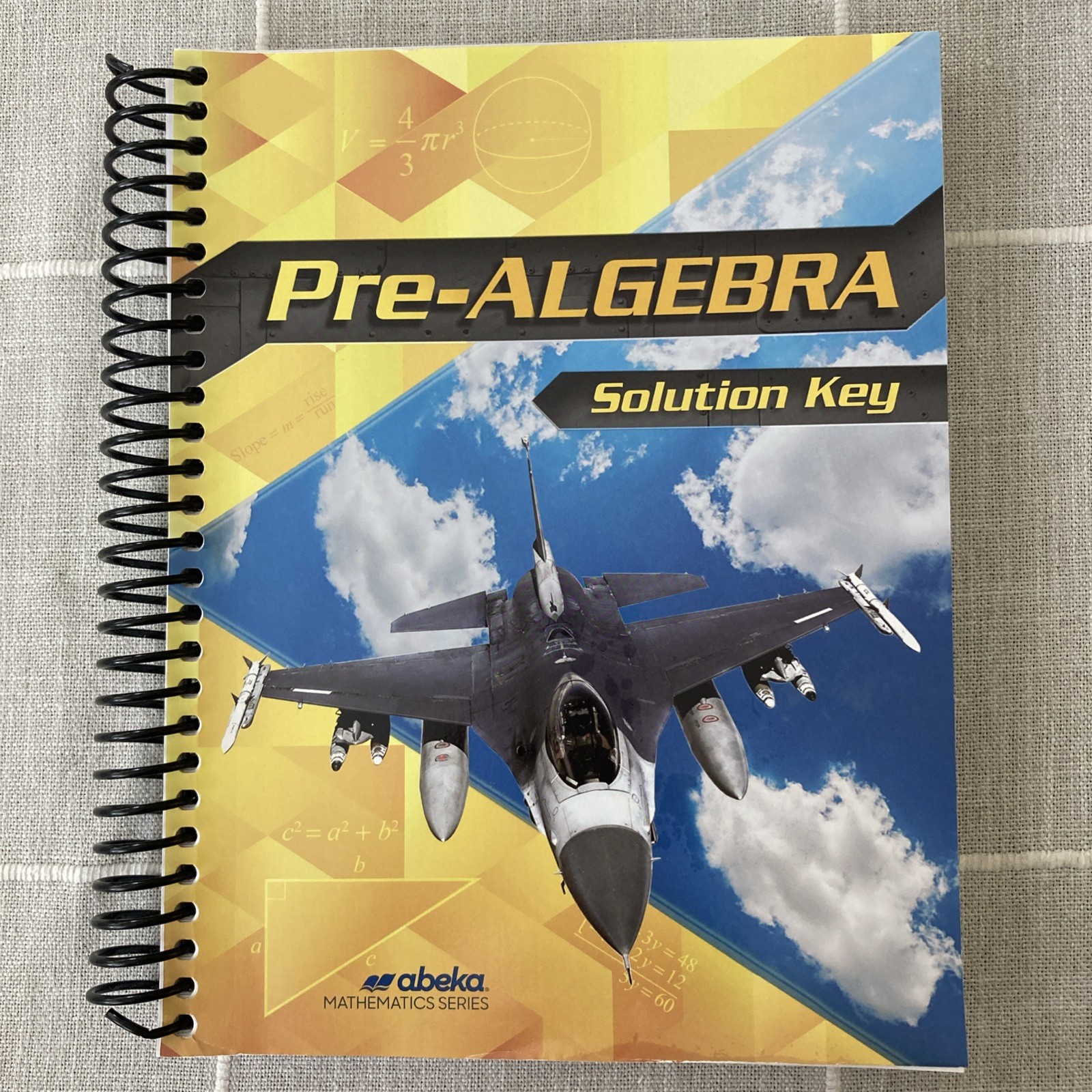 NEW Abeka PRE-ALGEBRA SOLUTION KEY 319201 8th Grade Math Junior or High School